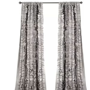 84"x54" Belle Window Curtain Gary - Lush Décor